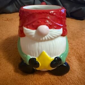 Festive Gnome Mug with Red Hat